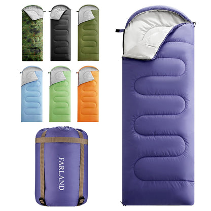 FARLAND Sleeping Bag for Adults, Teens and Kids - 3 Season Camping Gear