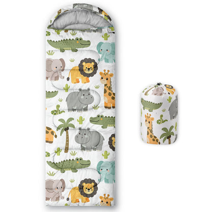 Axolotl Unicorn Sleeping Bag for Kids Boys Girls–Lightweight Warm Cold Weather Sleeping Bags,Waterproof Portable Sleeping Bag with Compression Sack for Camping Backpacking Outdoor Indoor
