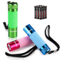 EverBrite 3-Pack Mini Flashlights, Glow in Dark Flashlights