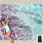 Beach Blanket Waterproof Sandproof Oversized 95”x 80”,Sand Free Beach Mat with Corner Pockets,Portable Mesh Bag for Beach Festival,Picnic,Travel and Outdoor Camping (Octopus)