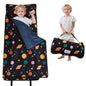 Lasoftan Toddler Nap Mat with Pillow and Blanket, Extra Large Rolled Napping Mats,Slumber Bags for Boys Girls,Kids Sleeping Bag for Daycare, Preschool Travel Camping