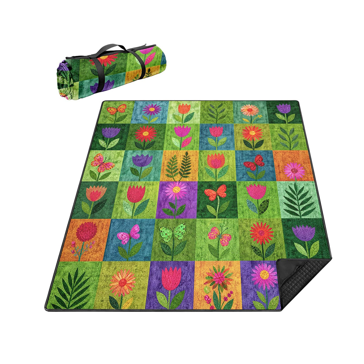 Waterproof Picnic Blankets Extra Large 60"x80"