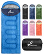 Sportneer Sleeping Bag, 3 Seasons Warm Cold Weather Sleeping Bags for Adults Kids Boys Girls with Compression Sack- Lightweight Camping Essentials Gear Accessories, Backpacking, Hiking