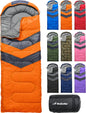 MalloMe Sleeping Bags for Adults Cold Weather & Warm - Backpacking Camping Sleeping Bag for Kids 10-12, Girls, Boys - Lightweight Compact Camping Essentials Gear Accessories Hiking Sleep Must Haves
