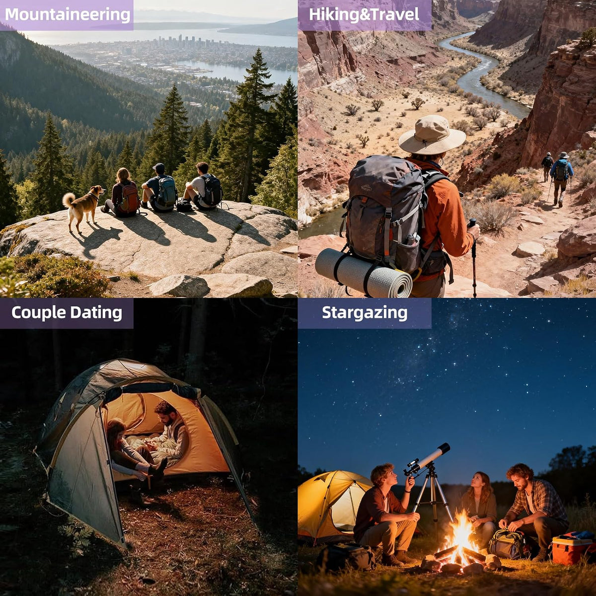 Sleeping Bags for Adults Kids - 3 Season Cold&Warm Weather Waterproof Camping Sleeping Bag - Lightweight Sleeping Bags for Camping Hiking Outdoor Travel