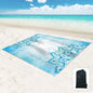 Beach Blanket Waterproof Sandproof Oversized 95”x 80”,Sand Free Beach Mat with Corner Pockets,Portable Mesh Bag for Beach Festival,Picnic,Travel and Outdoor Camping (Octopus)