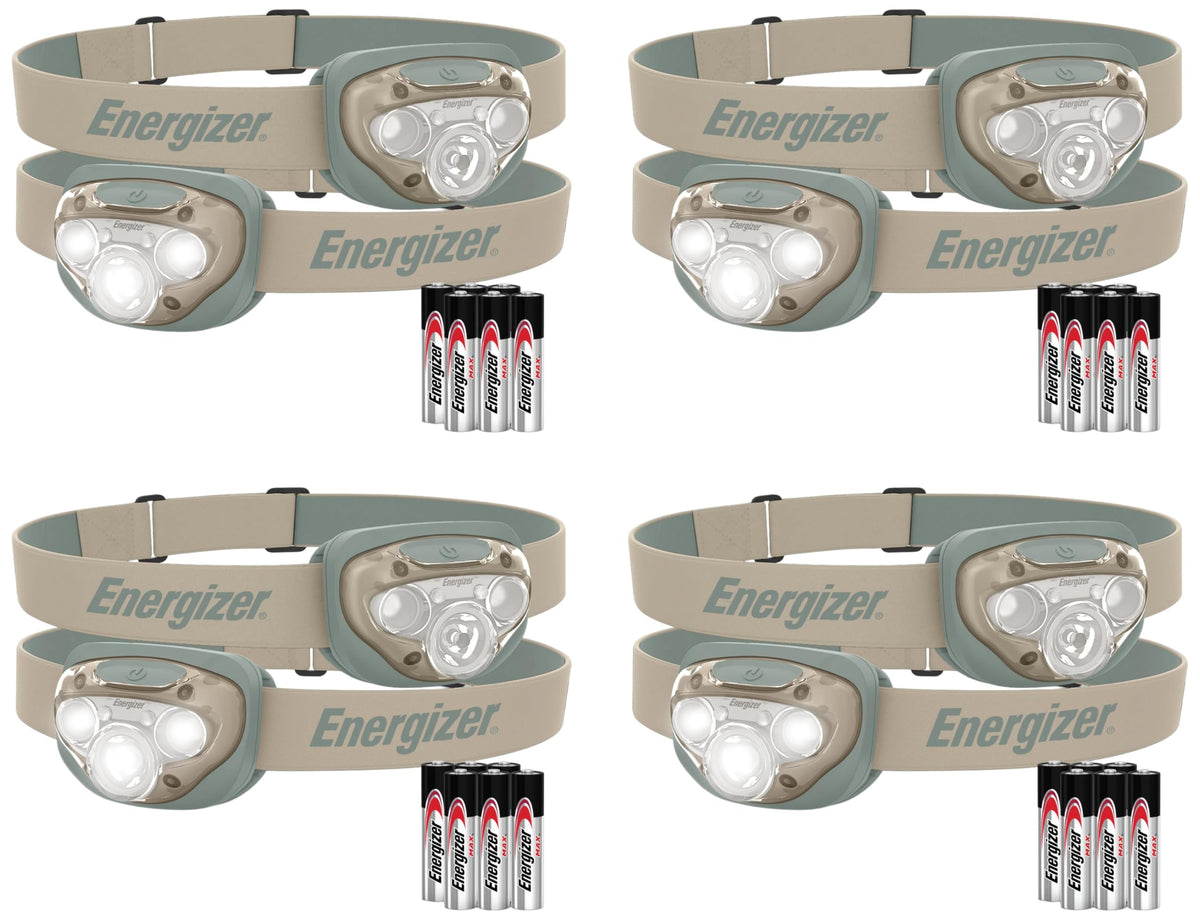 Energizer LED Headlamp PRO (2-Pack), IPX4 Water Resistant Head Light
