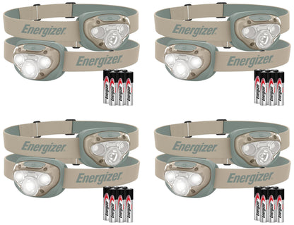 Energizer LED Headlamp PRO (2-Pack), IPX4 Water Resistant Head Light
