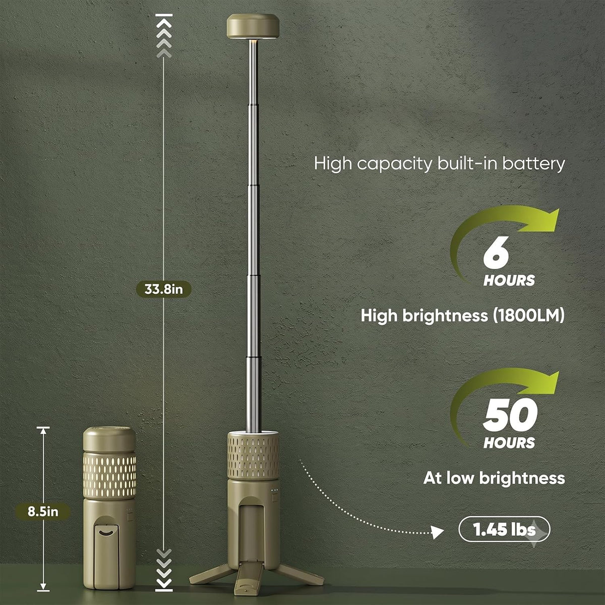 Camping Lights, Rechargeable Collapsible Camping Lanterns