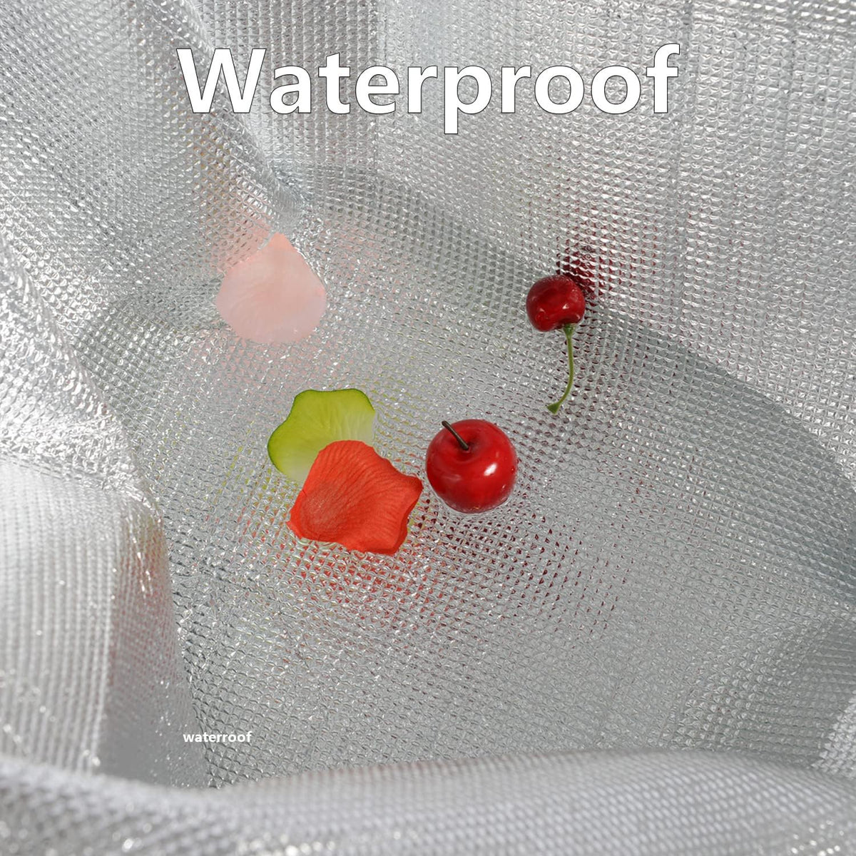 Wind Tour Outdoor Double-Sided Moisture-Proof Aluminum Foil Foam Pad Waterproof and Insulating Foil Mat Picnic Mat Camping Mat for Beach Tent and Camping