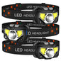 LHKNL Headlamp Flashlight, Lumen Bright Head Lamps LED Rechargeable Camping