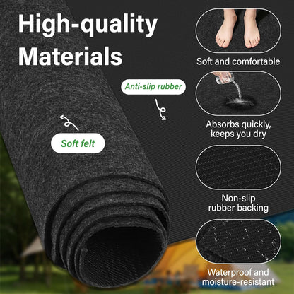 Camping Tent Carpet Mat,Waterproof and Non-Slip Camping Floor Rug,60x72in