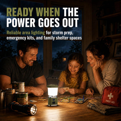 Rechargeable Camping Lantern,1000LM 4 Lighting Modes, Stepless Dimming