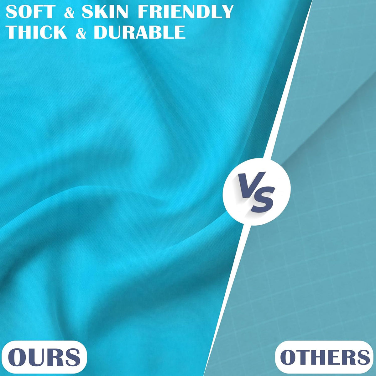 Beach Blanket Waterproof Sandproof 78''X81''/10'X9' Oversized Big Blanket