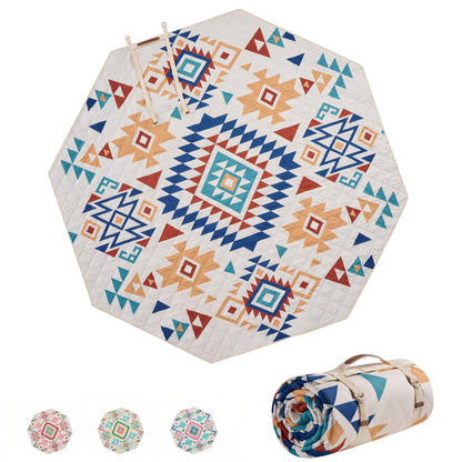 87 in * 87 in Waterproof Picnic Mat Picnic Blanket, Enlarged and Thickened Camping Mat, Larger Picnic Blanket, Suitable for Grassland, Beach, Courtyard, Outdoor Activities (Blue)