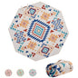 87 in * 87 in Waterproof Picnic Mat Picnic Blanket, Enlarged and Thickened Camping Mat, Larger Picnic Blanket, Suitable for Grassland, Beach, Courtyard, Outdoor Activities (Blue)