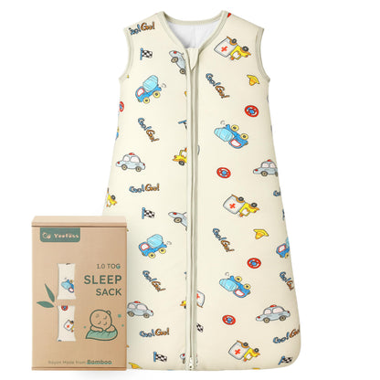 Yoofoss Baby Sleep Sack 6-12 Months Rayon Made from Bamboo 1.0 Tog