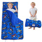 Lasoftan Toddler Nap Mat with Pillow and Blanket, Extra Large Rolled Napping Mats,Slumber Bags for Boys Girls,Kids Sleeping Bag for Daycare, Preschool Travel Camping
