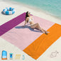 Beach Blanket Waterproof Sandproof 78''X81''/10'X9' Oversized Big Blanket