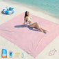 Beach Blanket Waterproof Sandproof 78''X81''/10'X9' Oversized Big Blanket