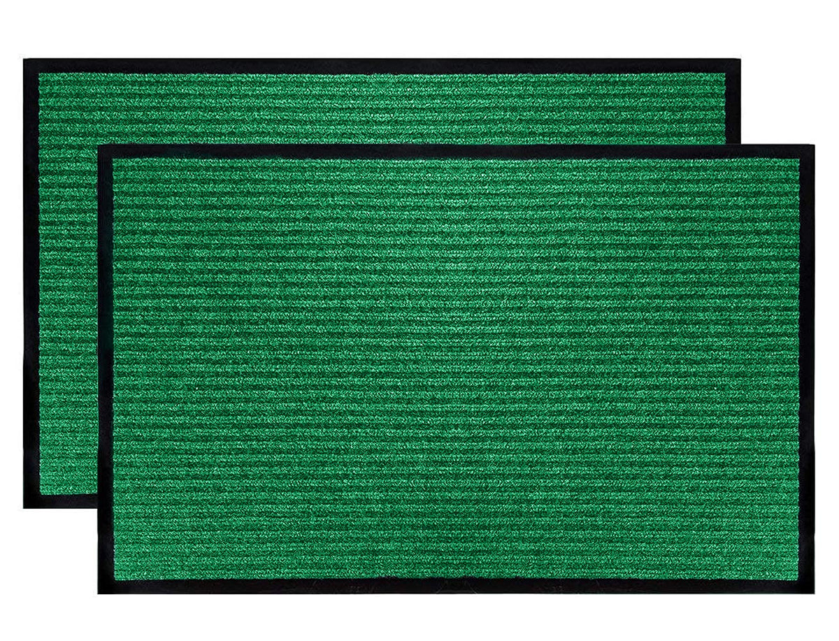 LuxUrux® Durable Rubber 3'x5' Commercial Door Mat - Heavy Duty, Indoor/Outdoor, Easy Clean, Waterproof, Patio, Garage - Commercial Floor Mat for Entry (3 x 5 Feet)