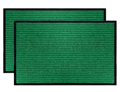 LuxUrux® Durable Rubber 3'x5' Commercial Door Mat - Heavy Duty, Indoor/Outdoor, Easy Clean, Waterproof, Patio, Garage - Commercial Floor Mat for Entry (3 x 5 Feet)
