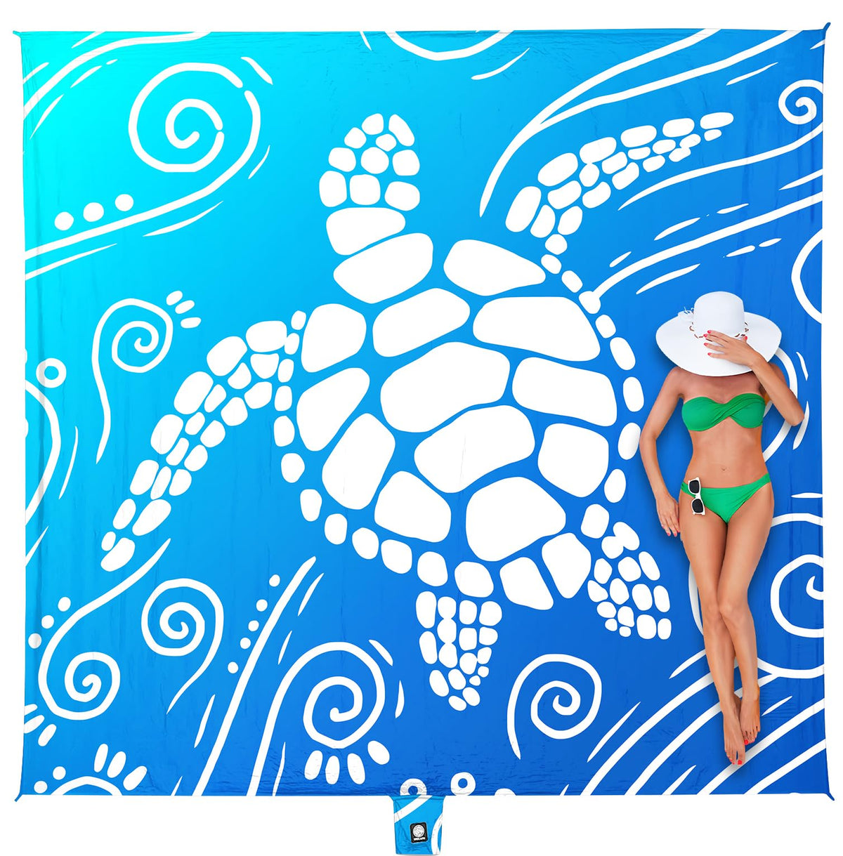WEKAPO Beach Blanket Waterproof Sandproof Oversized Extra Large Sand Free
