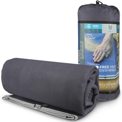 CGEAR Original Sand-Free Outdoor Camping Mat – Beach, Picnic & Camping Ground Mat with Carry Pouch