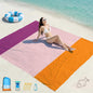 Beach Blanket Waterproof Sandproof 78''X81''/10'X9' Oversized Big Blanket