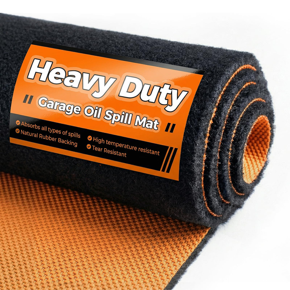 Heavy Duty Oil Spill Mat 64"X32", 1/4" Thick Garage Floor Mat for Under Car