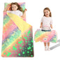Lasoftan Toddler Nap Mat with Pillow and Blanket, Extra Large Rolled Napping Mats,Slumber Bags for Boys Girls,Kids Sleeping Bag for Daycare, Preschool Travel Camping