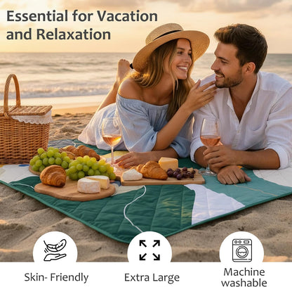 Exclusivo Mezcla Extra Large Waterproof Foldable Picnic Blanket