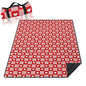 Mushroom Picnic Blankets Waterproof Foldable,60’‘x80'' Portable Dual Layers Outdoor Travel Camping Backpacking Hiking Beach Blanket Mat for Grass Padded Lawn Park Beach,Picnic Accessories