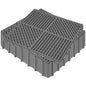 ToLanbbt Modular Interlocking Cushion 12P 11.8" x 11.8" Interlocking Rubber Floor Drain Holes Non-Slip Splicing Drainage Mats for Deck, Shower, Kitchen, Drain Pool, Sauna Bath, Indoor Outdoor (Black)