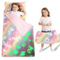 Lasoftan Toddler Nap Mat with Pillow and Blanket, Extra Large Rolled Napping Mats,Slumber Bags for Boys Girls,Kids Sleeping Bag for Daycare, Preschool Travel Camping