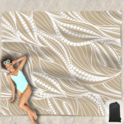 Beach Blanket Waterproof Sandproof Oversized 95”x 80”,Sand Free Beach Mat with Corner Pockets,Portable Mesh Bag for Beach Festival,Picnic,Travel and Outdoor Camping (Octopus)