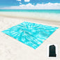 Beach Blanket Waterproof Sandproof Oversized 95”x 80”,Sand Free Beach Mat with Corner Pockets,Portable Mesh Bag for Beach Festival,Picnic,Travel and Outdoor Camping (Octopus)