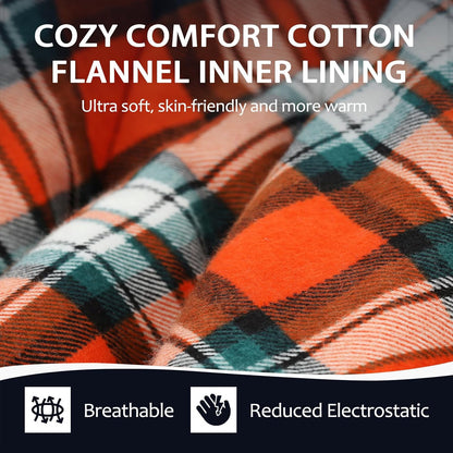 Cotton Flannel Sleeping Bags for Adults,4 Season,XXL Extra Wide,Big&Tall