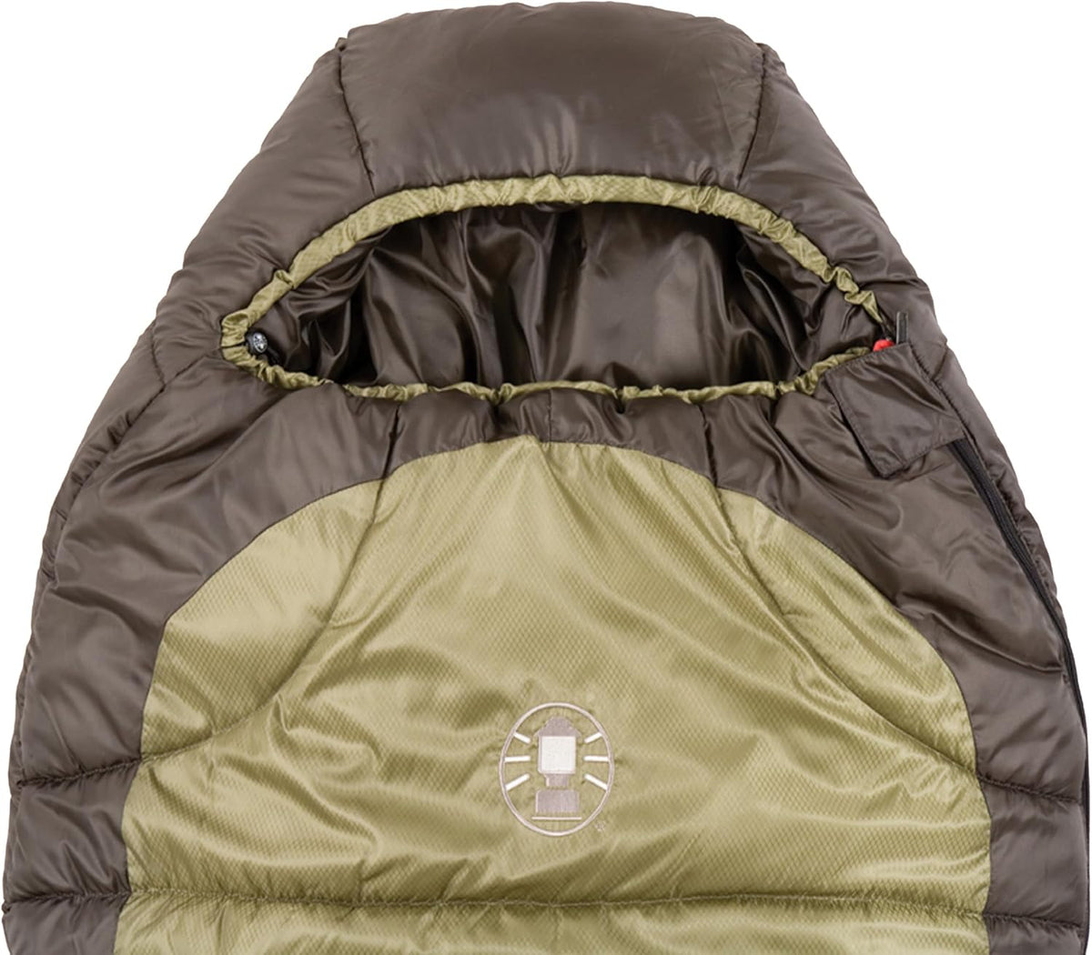Coleman North Rim 0°F Sleeping Bag, Cold-Weather Mummy Sleep Sack with No-Snag Zipper & Adjustable Hood for Warmth & Ventilation, Camping Sleeping Bag