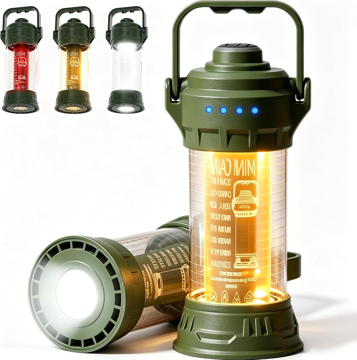 Sunny Power 2-in-1 Camping Lantern & Flashlight for Hiking & Power Outages