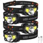 LHKNL Headlamp Flashlight, Lumen Bright Head Lamps LED Rechargeable Camping