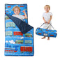 Lasoftan Toddler Nap Mat with Pillow and Blanket, Extra Large Rolled Napping Mats,Slumber Bags for Boys Girls,Kids Sleeping Bag for Daycare, Preschool Travel Camping