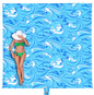 WEKAPO Beach Blanket Waterproof Sandproof Oversized Extra Large Sand Free