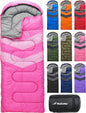 MalloMe Sleeping Bags for Adults Cold Weather & Warm - Backpacking Camping Sleeping Bag for Kids 10-12, Girls, Boys - Lightweight Compact Camping Essentials Gear Accessories Hiking Sleep Must Haves