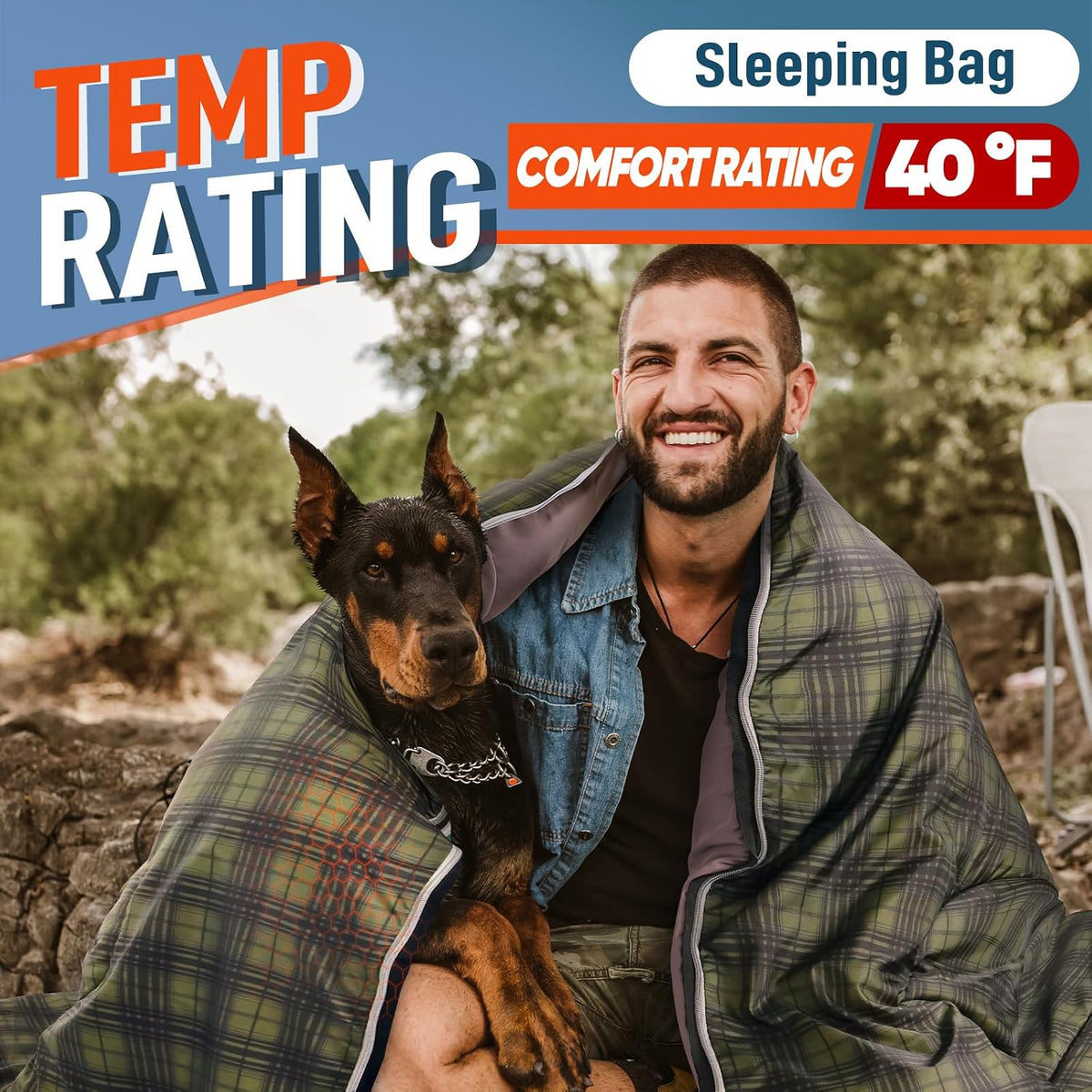MEREZA 0 Degree Winter Sleeping Bag for Adults Kids with Pillow, Cold Weather Sleeping Bag for 4 Season Camping Hiking Backpacking Sleeping Bags for Big and Tall