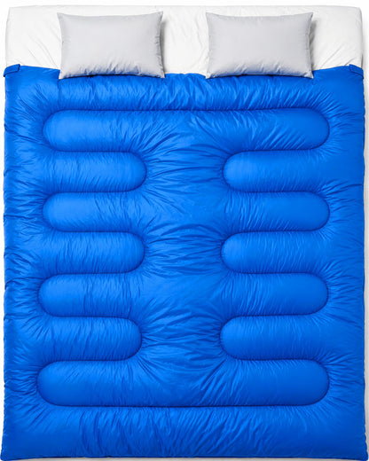 MalloMe Sleeping Bags for Adults Cold Weather & Warm - Backpacking Camping Sleeping Bag for Kids 10-12, Girls, Boys - Lightweight Compact Camping Essentials Gear Accessories Hiking Sleep Must Haves