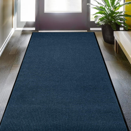 LuxUrux® Durable Rubber 3'x5' Commercial Door Mat - Heavy Duty, Indoor/Outdoor, Easy Clean, Waterproof, Patio, Garage - Commercial Floor Mat for Entry (3 x 5 Feet)