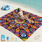 Beach Blanket Waterproof Sandproof 78''X81''/10'X9' Oversized Big Blanket