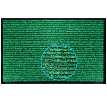 LuxUrux® Durable Rubber 3'x5' Commercial Door Mat - Heavy Duty, Indoor/Outdoor, Easy Clean, Waterproof, Patio, Garage - Commercial Floor Mat for Entry (3 x 5 Feet)