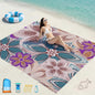 Beach Blanket Waterproof Sandproof 78''X81''/10'X9' Oversized Big Blanket